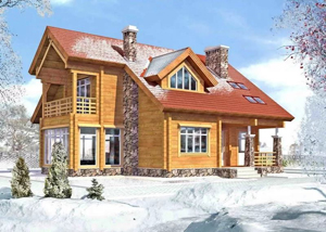 Скидка 15% на зимнее строительство домов.
